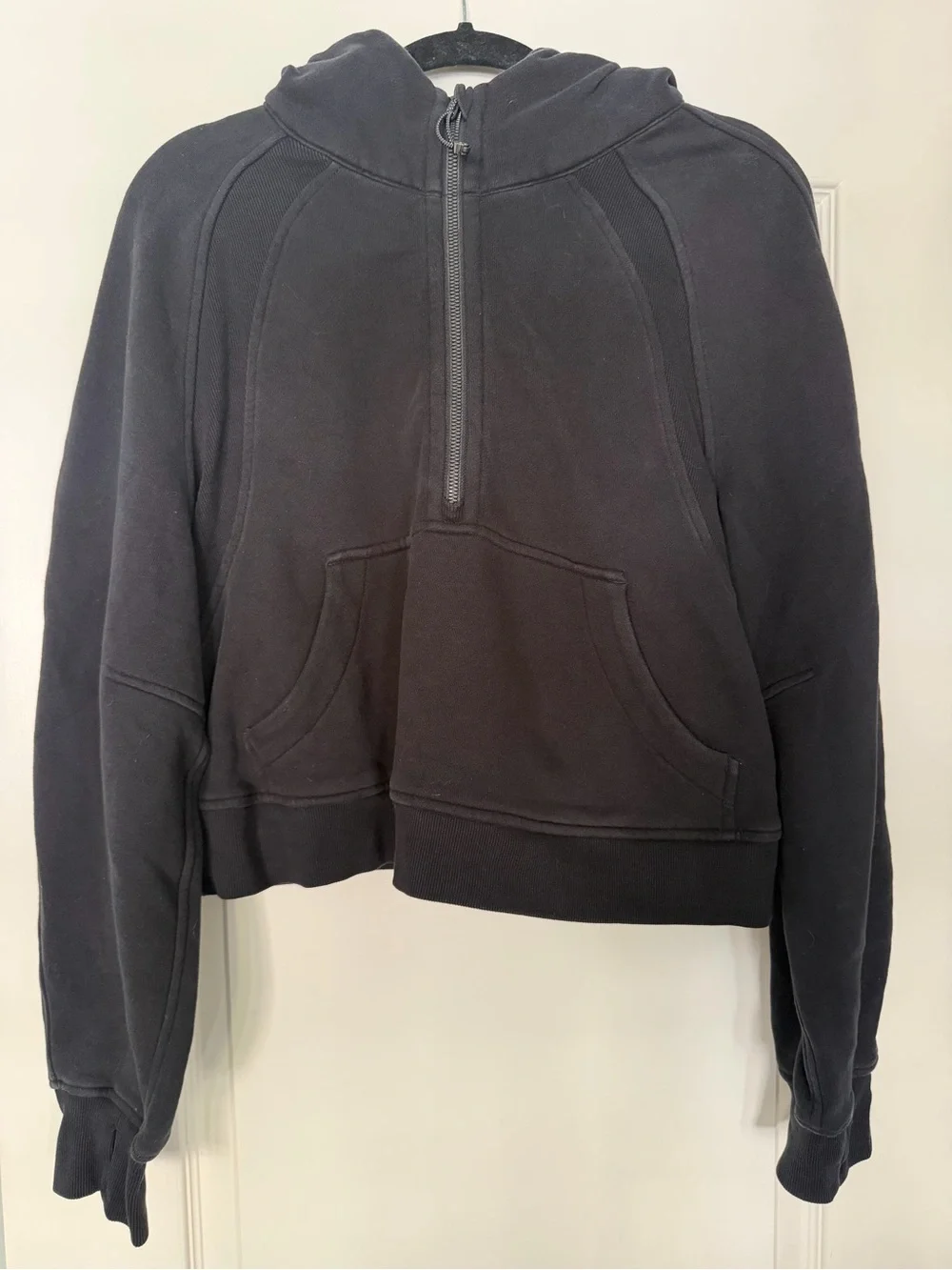 Lululemon Scuba Oversized Half-Zip Cropped Hoodie